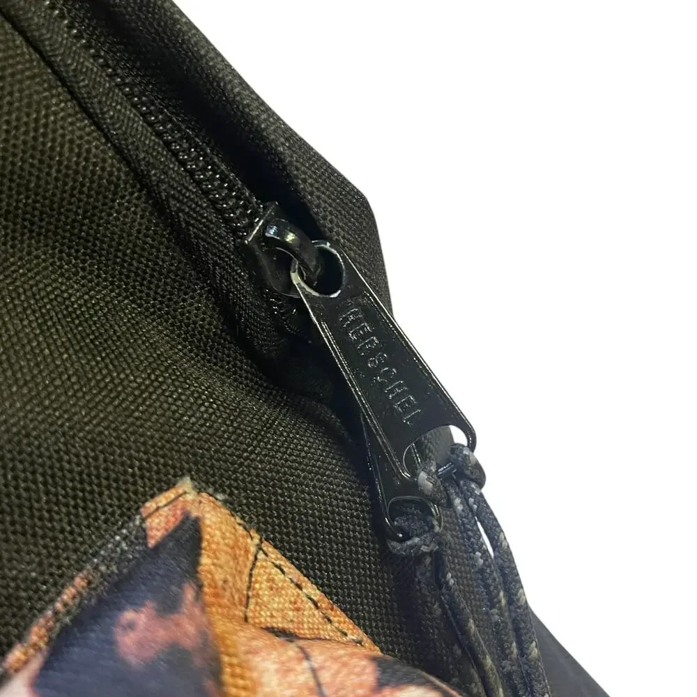 Herschel Supply Co Black Leopard Print Backpack Animal Print 15